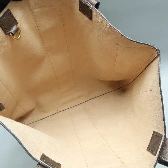 100% Authentic GUCCI Ophidia Brown W/P GG Canvas Shoulder Bag 1045-121524 - Picture 10 of 12